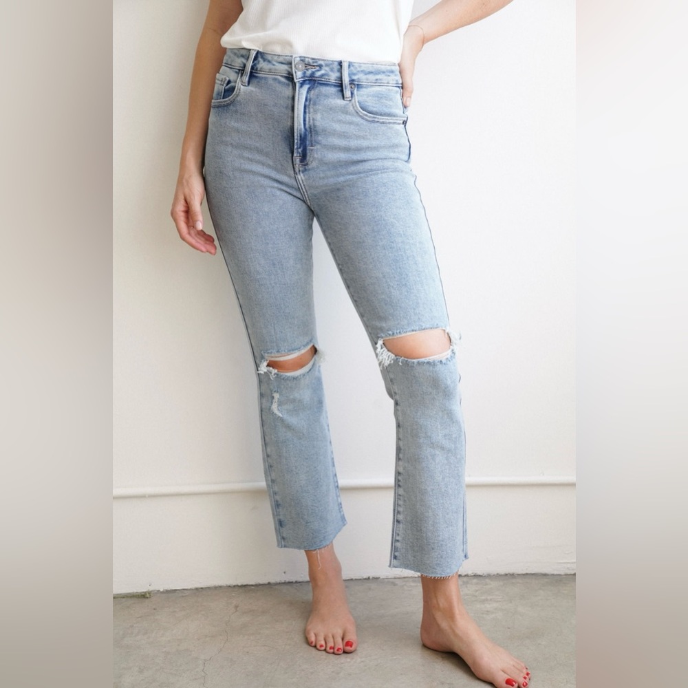EUC Carly Jean Los Angeles Kate Jeans Light Wash Size 9